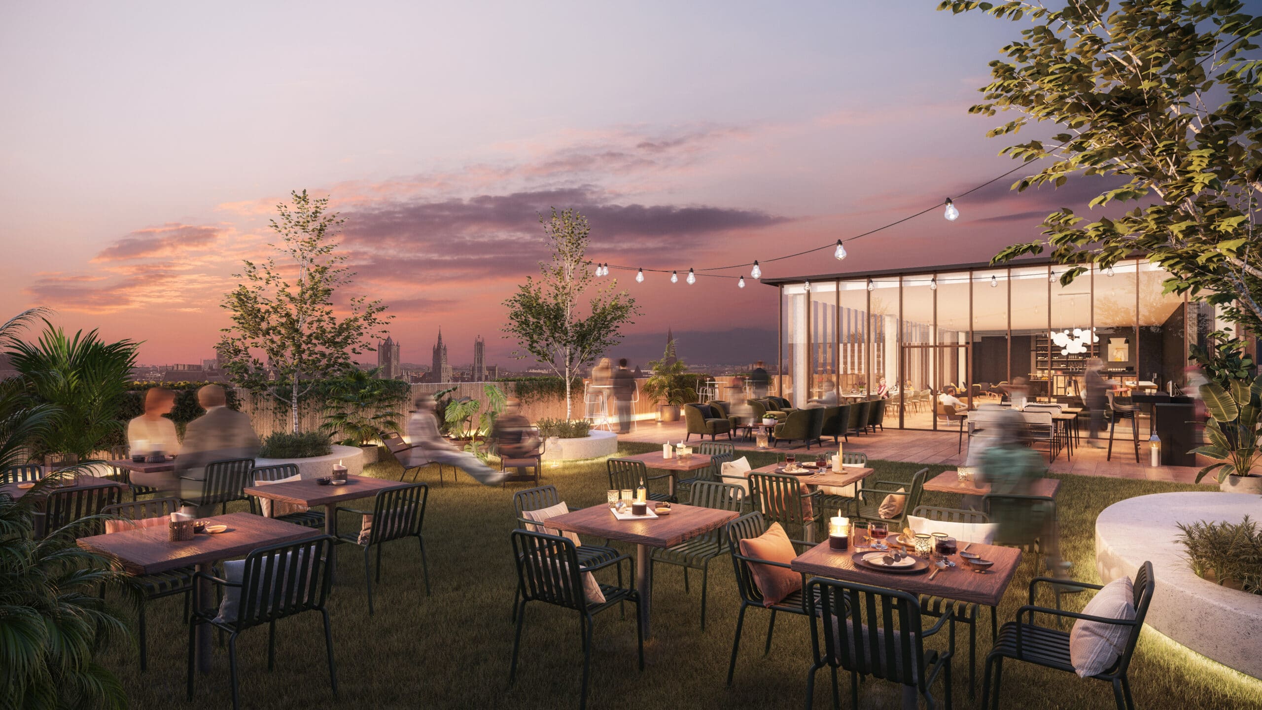 Rooftop terras Gent