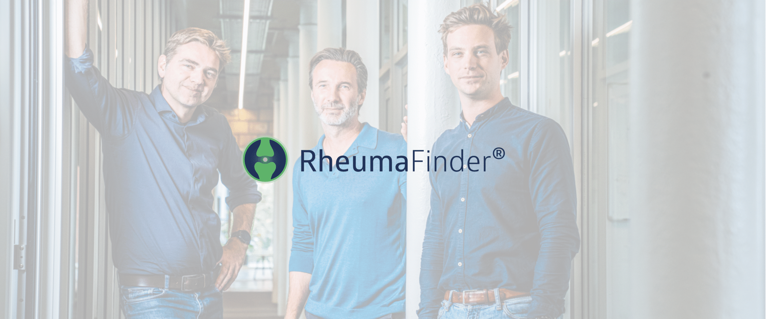 Foto van het team van rheumafinder